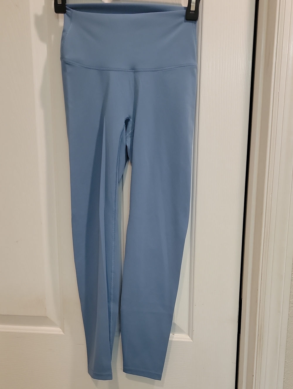 High-Waist Light Blue Active Junior Leggings